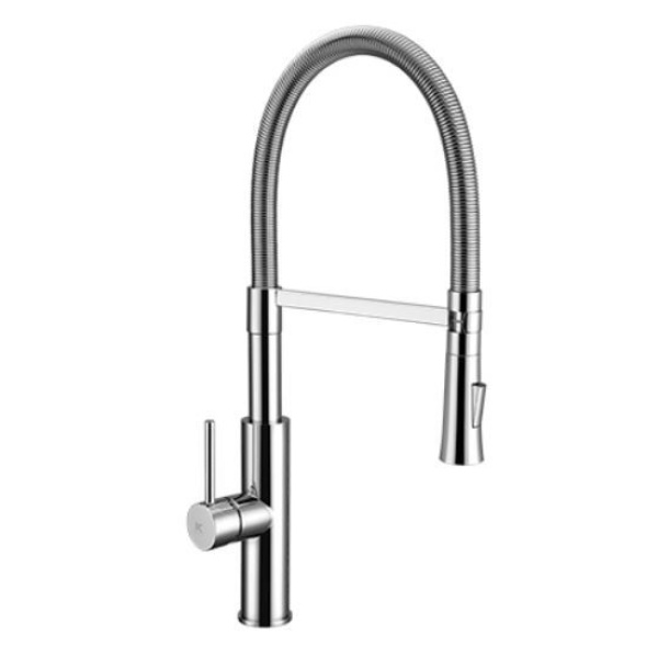 Monomando fregadero orientable pilot acero