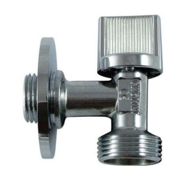 Grifo lavadora de escuadra corto 1