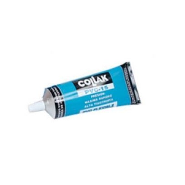 Adhesivo PVC-75 saneamiento para tubería PVC tubo 125 ML. COLLAK