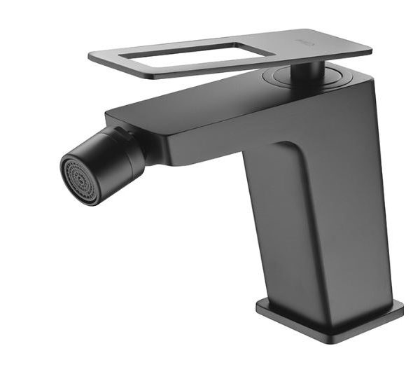 Grifo monomando bidé Negro Mate Suecia Imex