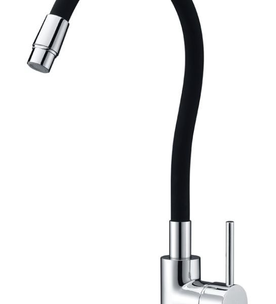 Grifo monomando fregadero Verona Negro Imex