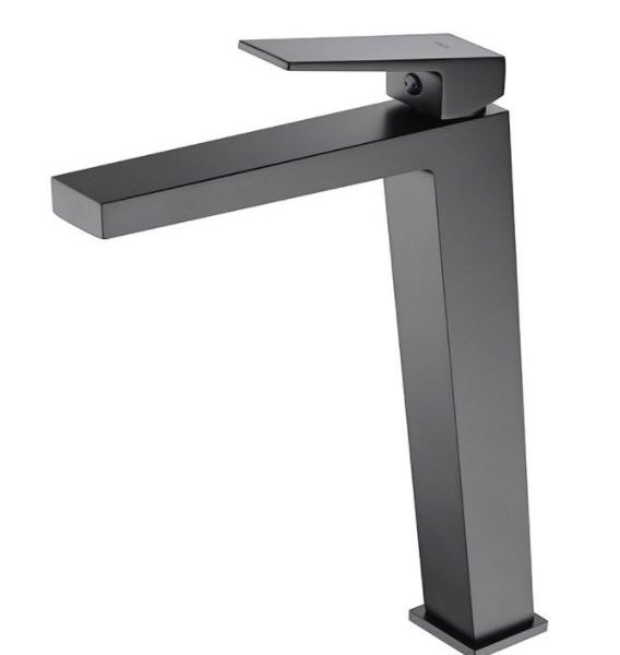 Grifo monomando de lavabo Alto Negro Mate Art Imex