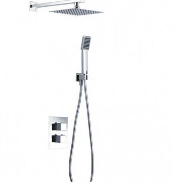 Conjunto de ducha termostática cromado Cies Imex