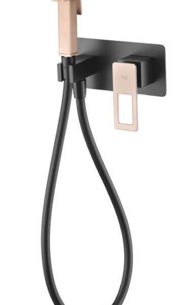 Grifo de bidé empotrado negro oro rosa SUECIA Imex